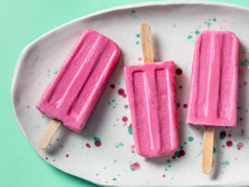 Yogurt popsicles