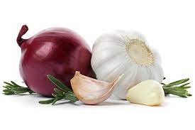 Onion and garlic