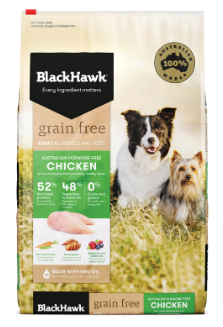 black hawk grain free dog food