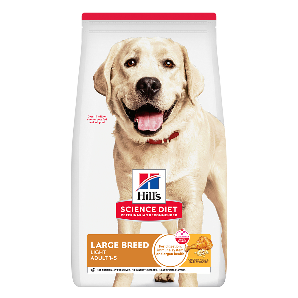 Hill's Science Diet Light Large Breed Adult 1-5 with Chicken Meal & Barley Dry Dog Food