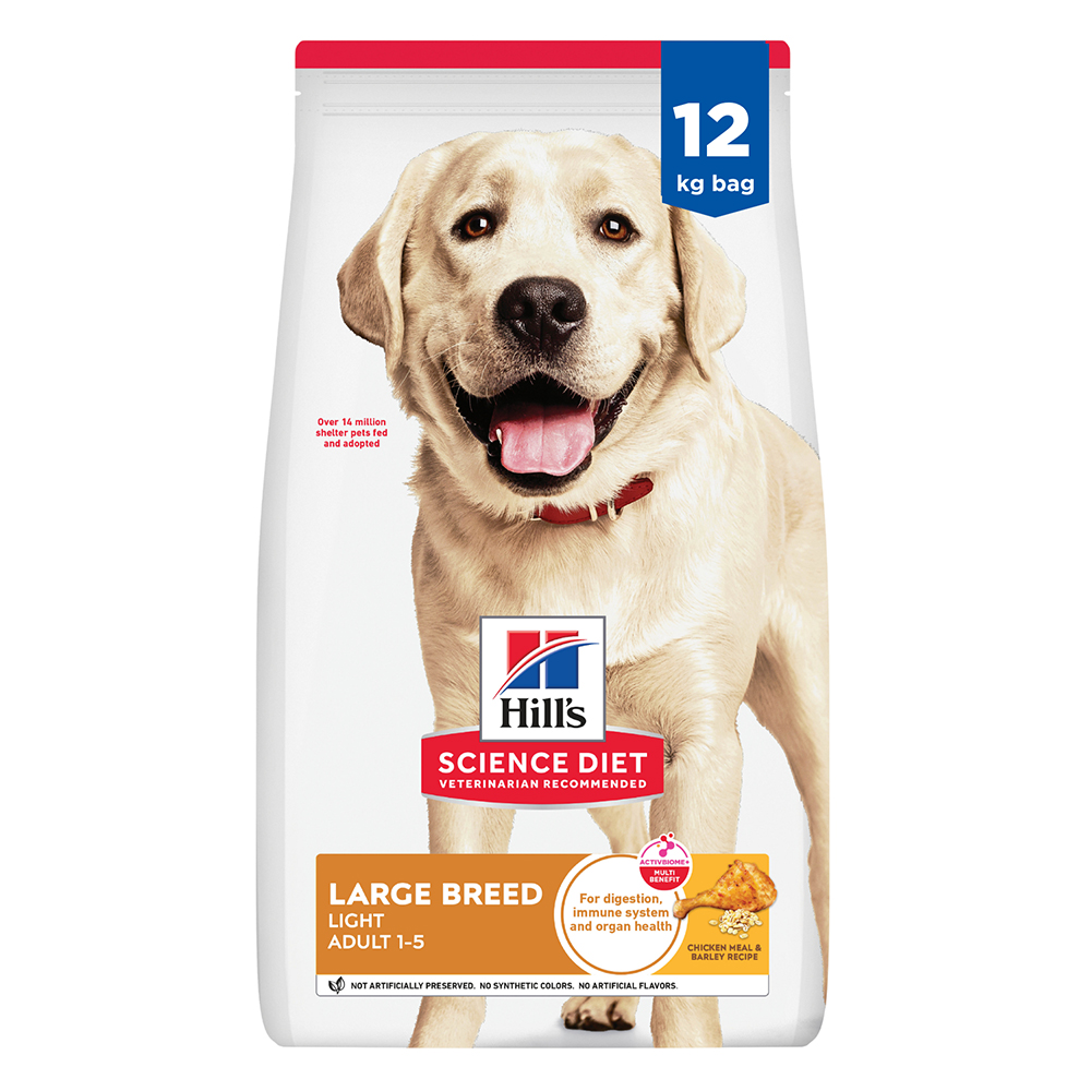 Hill's Science Diet Light Large Breed Adult 1-5 with Chicken Meal & Barley Dry Dog Food