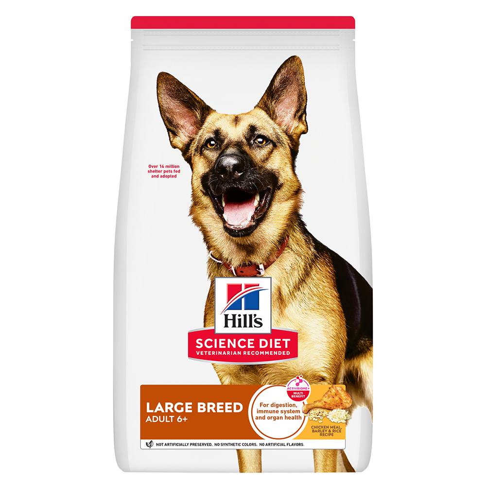 Hill's Science Diet Large Breed Adult 6+ Chicken Meal, Barley & Rice Recipe Dry Dog Food