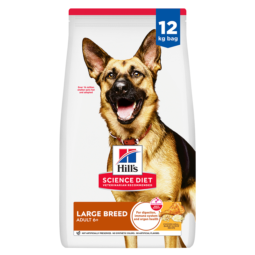 Hill's Science Diet Large Breed Adult 6+ Chicken Meal, Barley & Rice Recipe Dry Dog Food