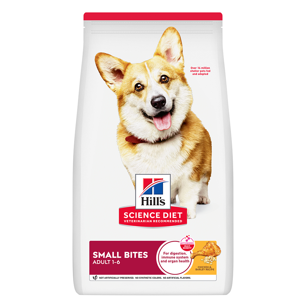 Hill's Science Diet Adult 1-6 Small Bites Chicken & Barley Recipe Dry Dog Food