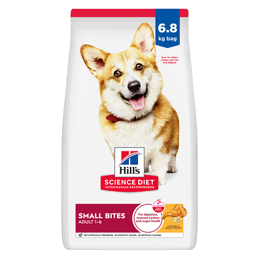 Hill's Science Diet Adult 1-6 Small Bites Chicken & Barley Recipe Dry Dog Food