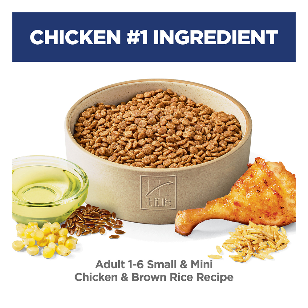 Hill's Science Diet Small & Mini Adult 1-6 Chicken & Brown Rice Recipe Dry Dog Food