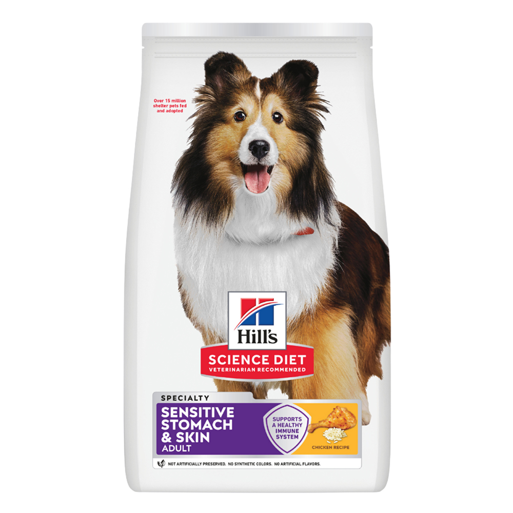 Hill's Science Diet Sensitive Stomach & Skin Adult Chicken & Barley Recipe Dry Dog Food  1.81 Kg