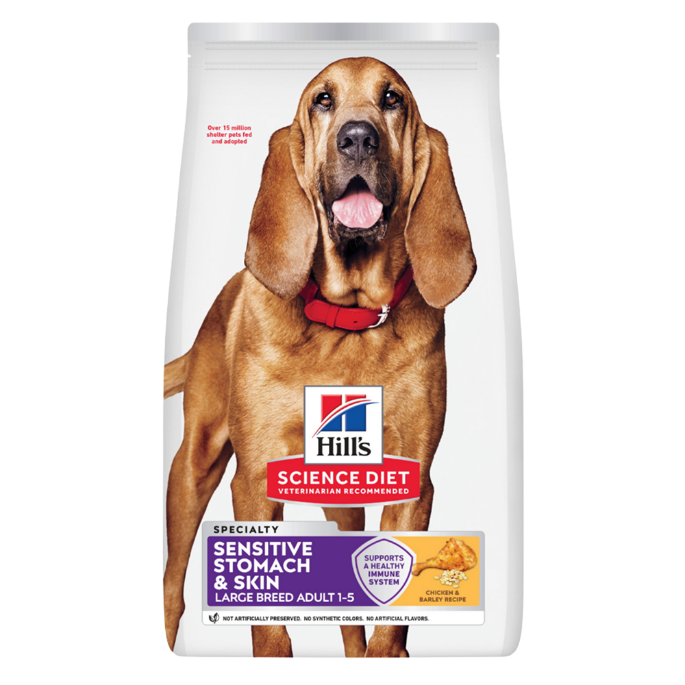 Hill's Science Diet Sensitive Stomach & Skin Large Breed Adult Chicken & Barley Recipe Dry Dog Food