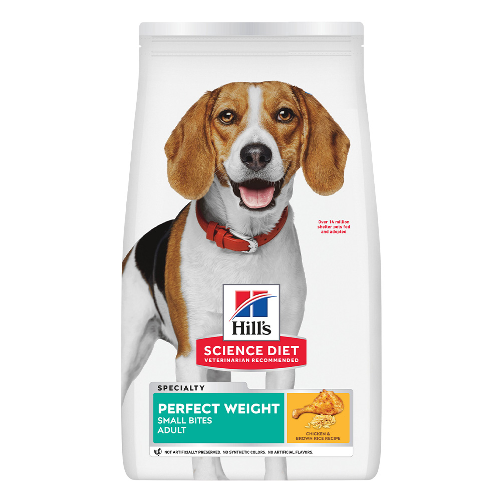 Hill's Science Diet Perfect Weight Small Bites Adult Chicken Recipe Dry Dog Food