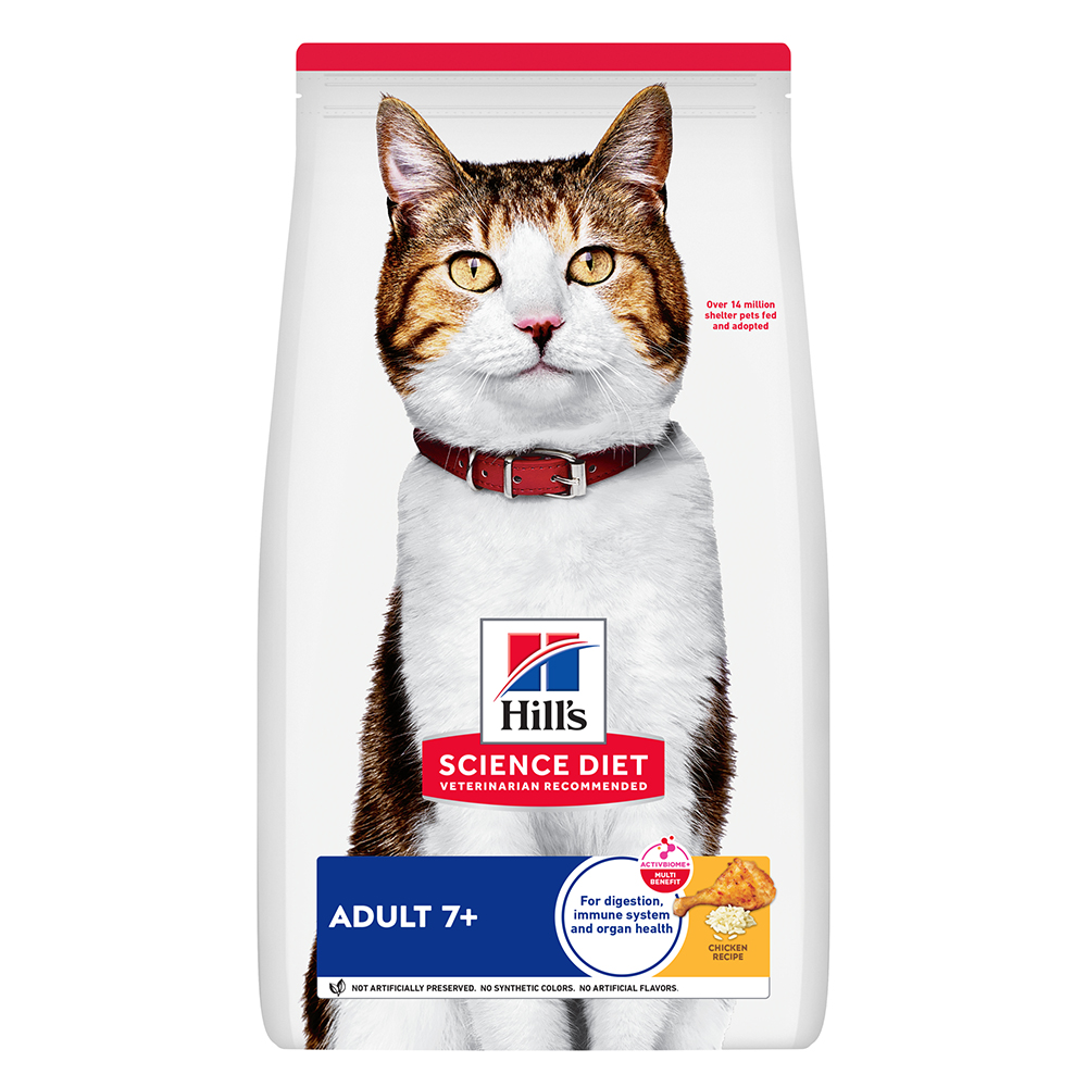 Hill's Science Diet Adult 7+ Chicken Recipe Dry Cat Food