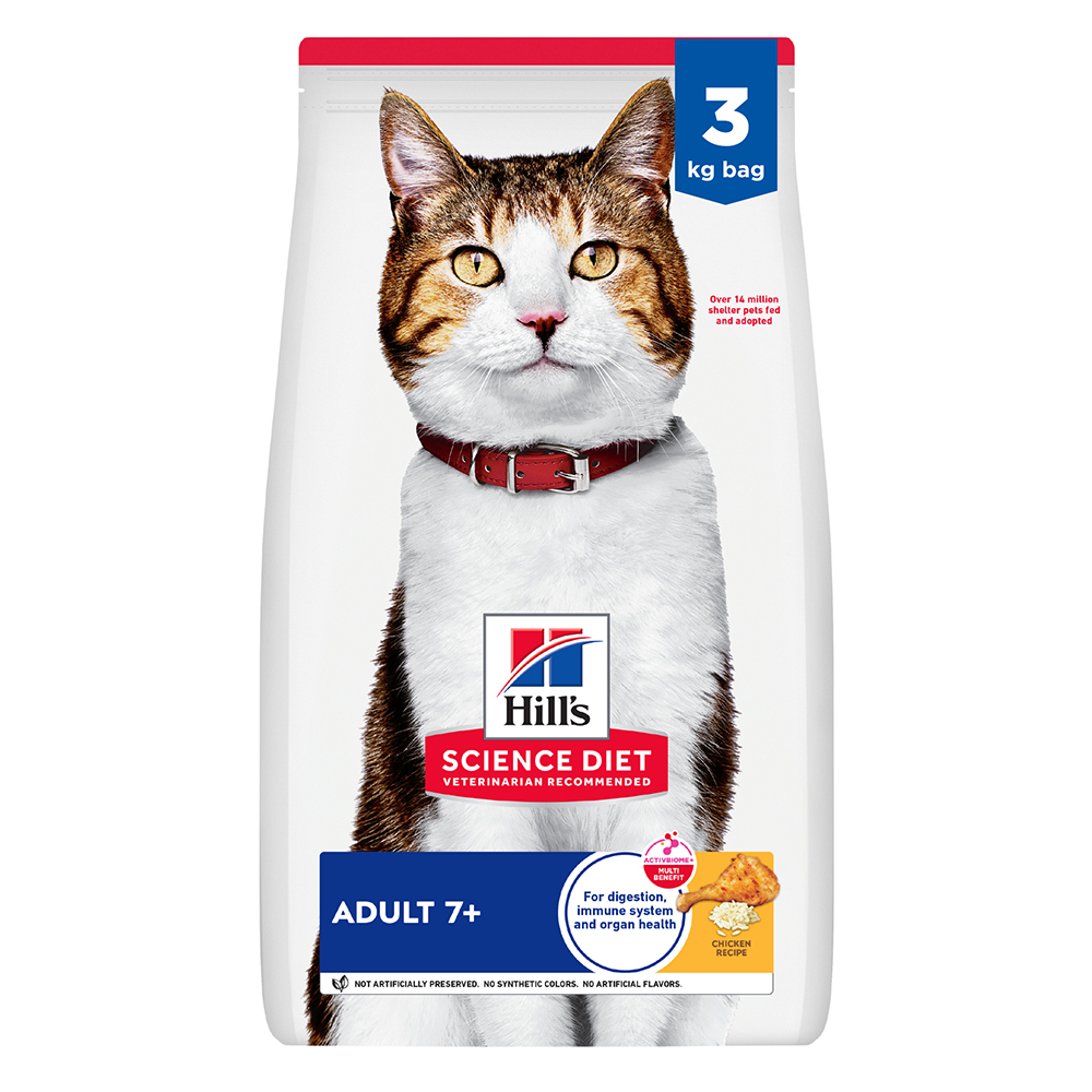 Hill's Science Diet Adult 7+ Chicken Recipe Dry Cat Food