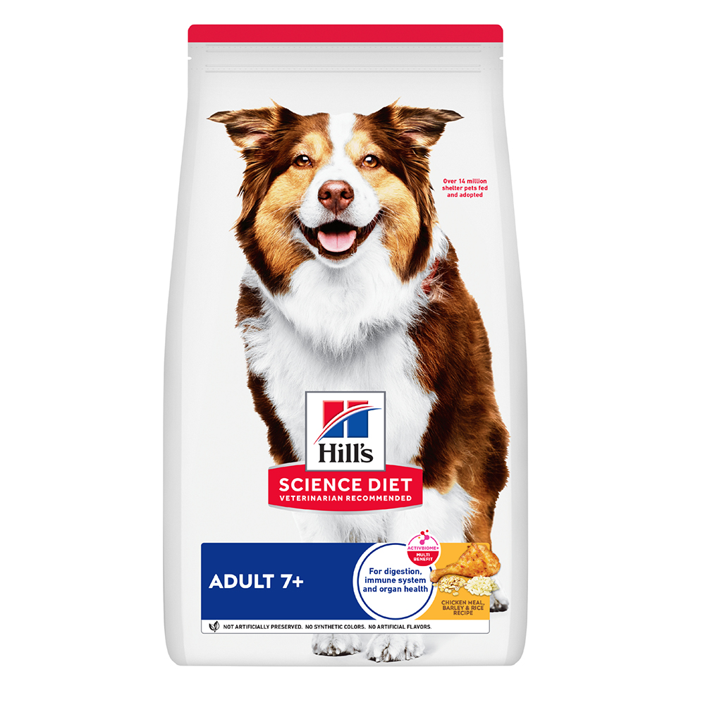 Hill's Science Diet Adult 7+ Chicken Meal, Barley & Rice Recipe Dry Dog Food