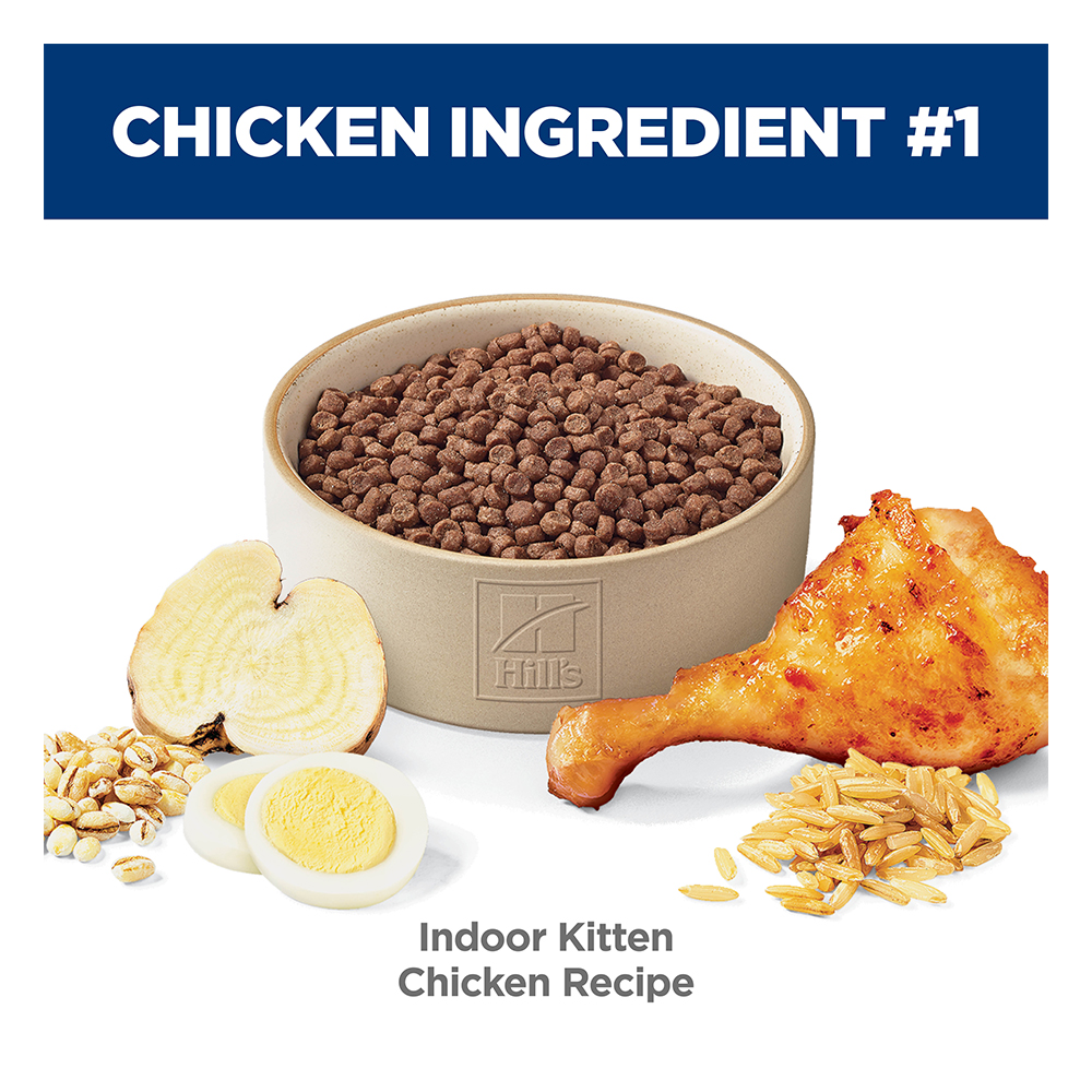 Hill's Science Diet Indoor Kitten Chicken Recipe Dry Cat Food