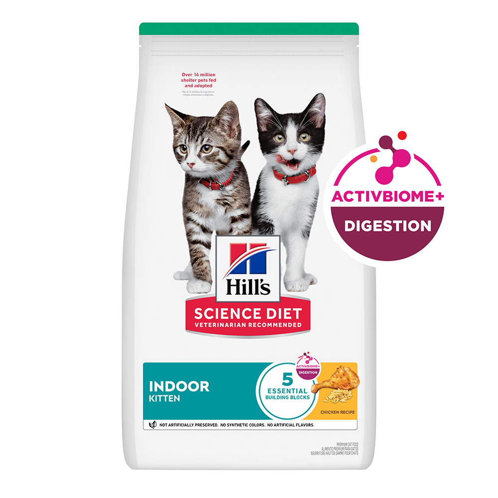 Hill's Science Diet Indoor Kitten Chicken Recipe Dry Cat Food