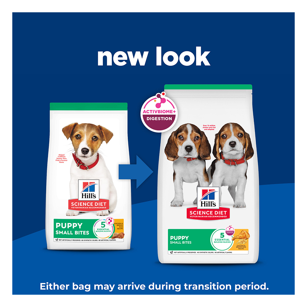 Hill's Science Diet Puppy Small Bites Chicken & Barley Dry Dog Food