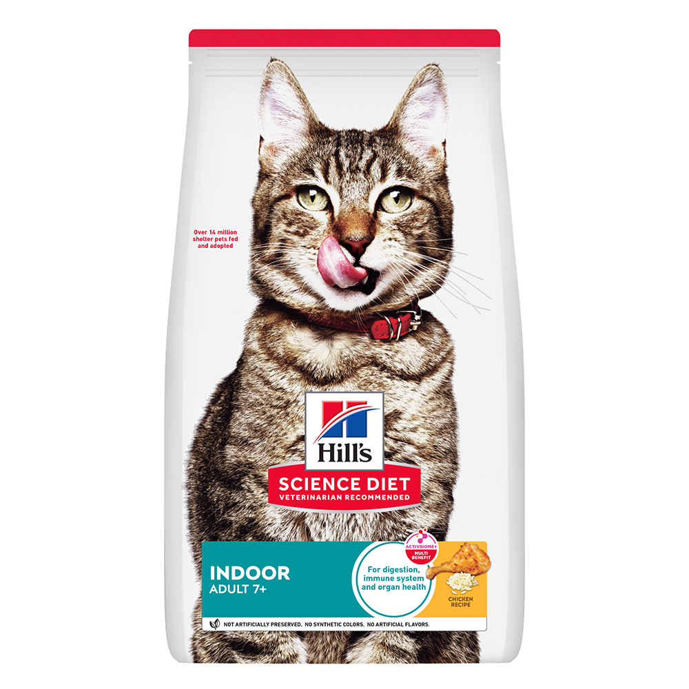 Hill's Science Diet Indoor Adult 7+ Chicken Recipe Dry Cat Food