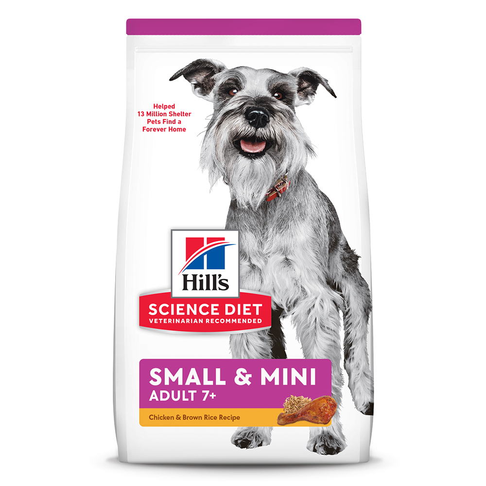 Hill's Science Diet Small & Mini Adult 7+ Chicken & Brown Rice Recipe Dry Dog Food