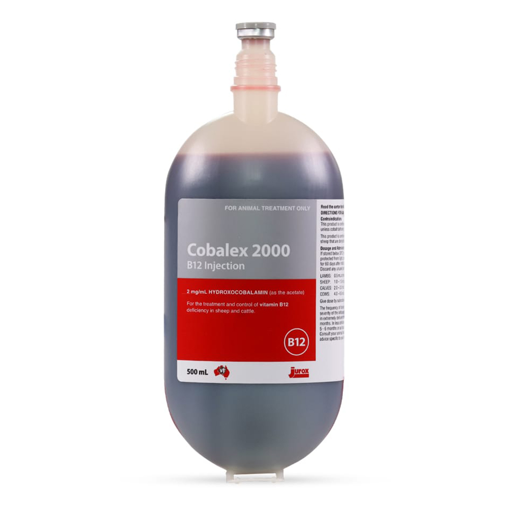 Cobalex 2000 B12 Injection for Farm Animals