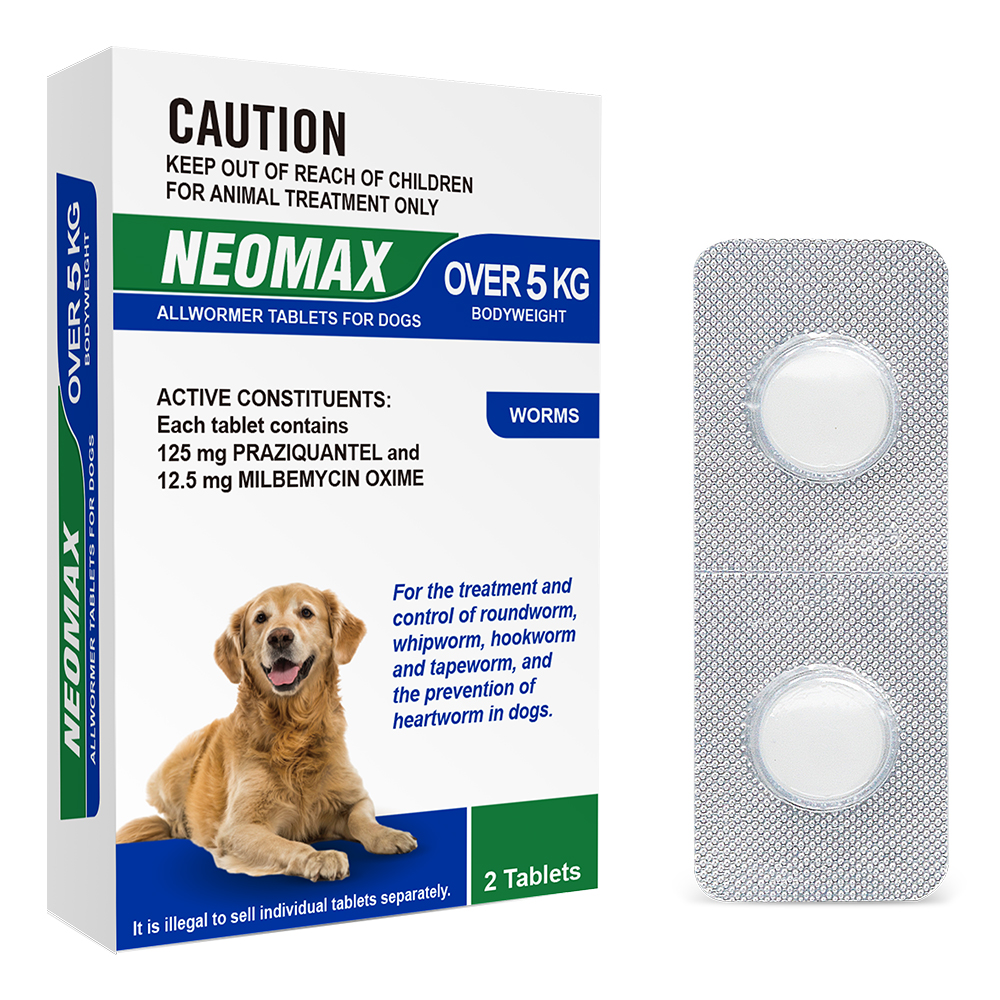 Neomax Allwormer Tablets For Large Dogs 5 To 25 Kg