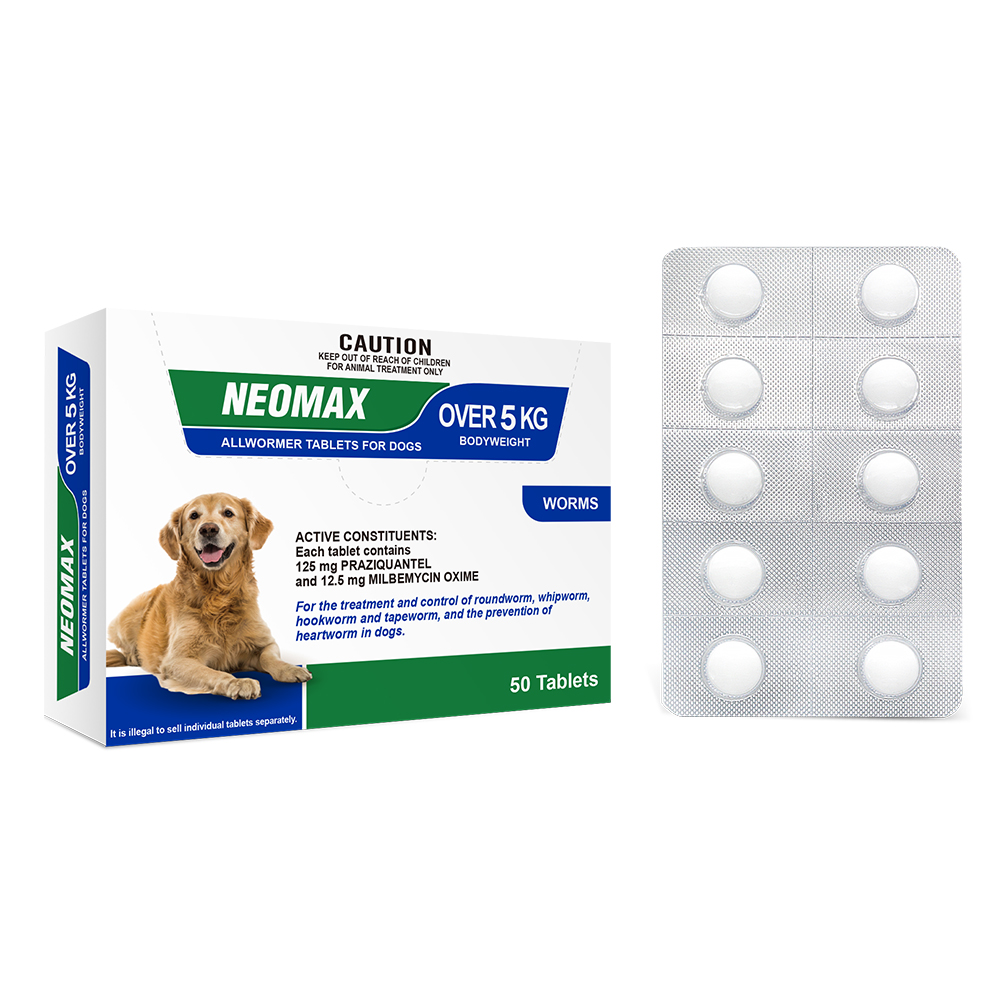 Neomax Allwormer Tablets For Large Dogs 5 To 25 Kg