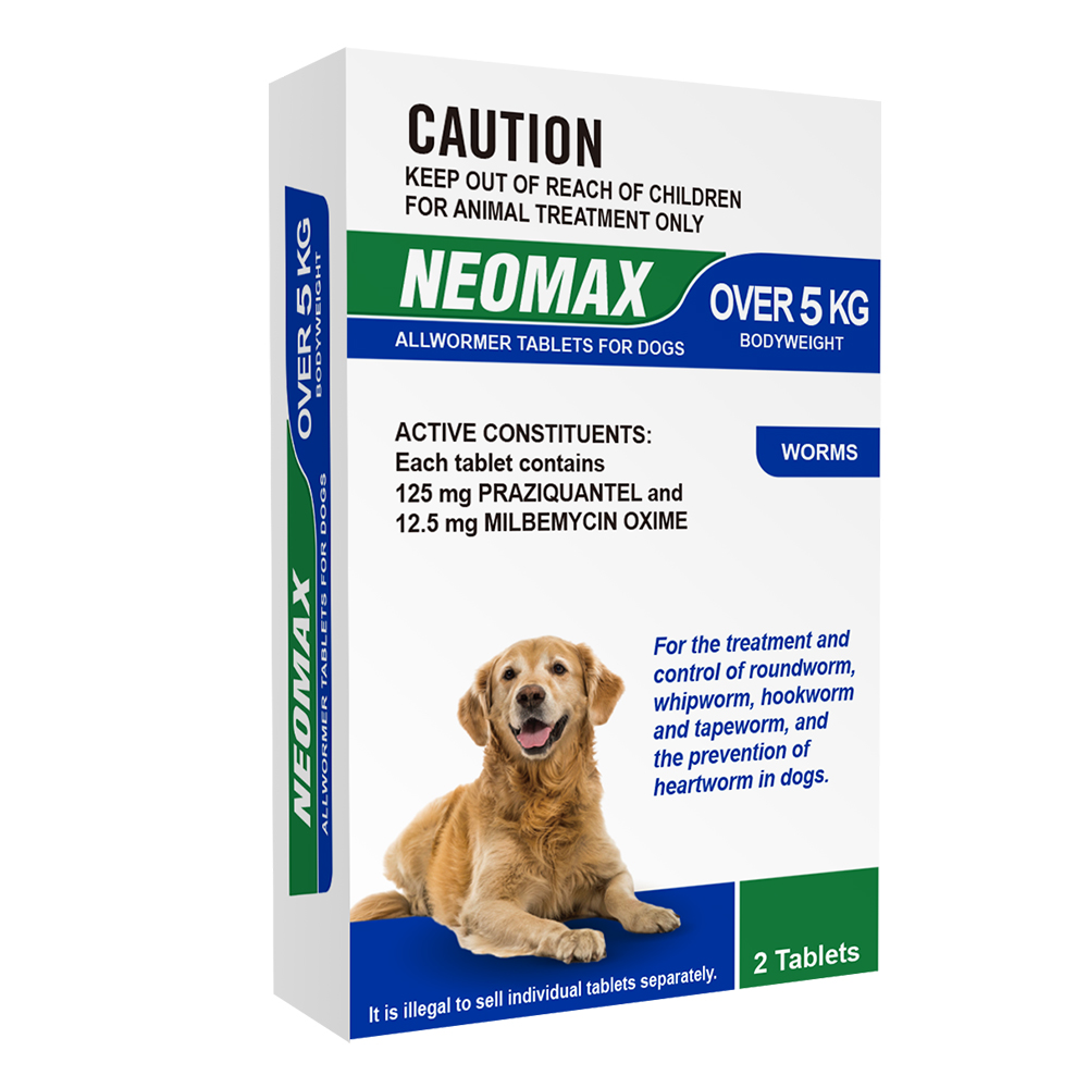Neomax Allwormer Tablets For Large Dogs 5 To 25 Kg