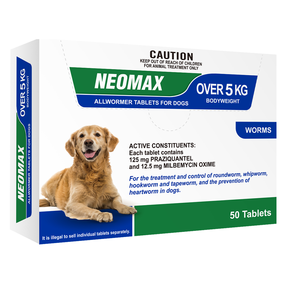 Neomax Allwormer Tablets For Large Dogs 5 To 25 Kg
