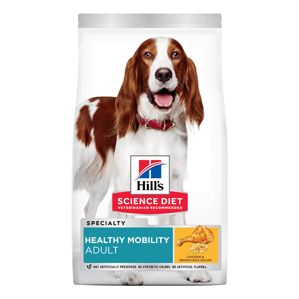 Hill's Science Diet Healthy Mobility Adult Chicken Meal, Brown Rice & Barley Recipe Dry Dog Food