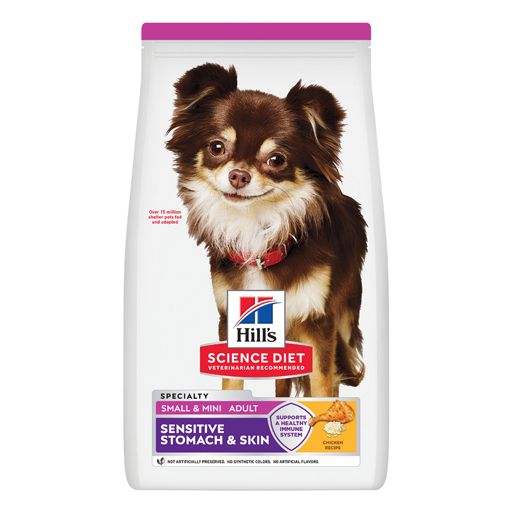 Hill's Science Diet Sensitive Stomach & Skin Small & Mini Adult Chicken Recipe Dry Dog Food