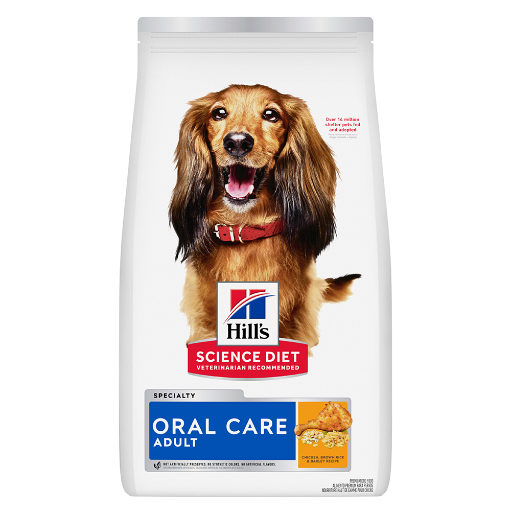 Hill's Science Diet Oral Care Adult Chicken, Rice & Barley Recipe Dry Dog Food