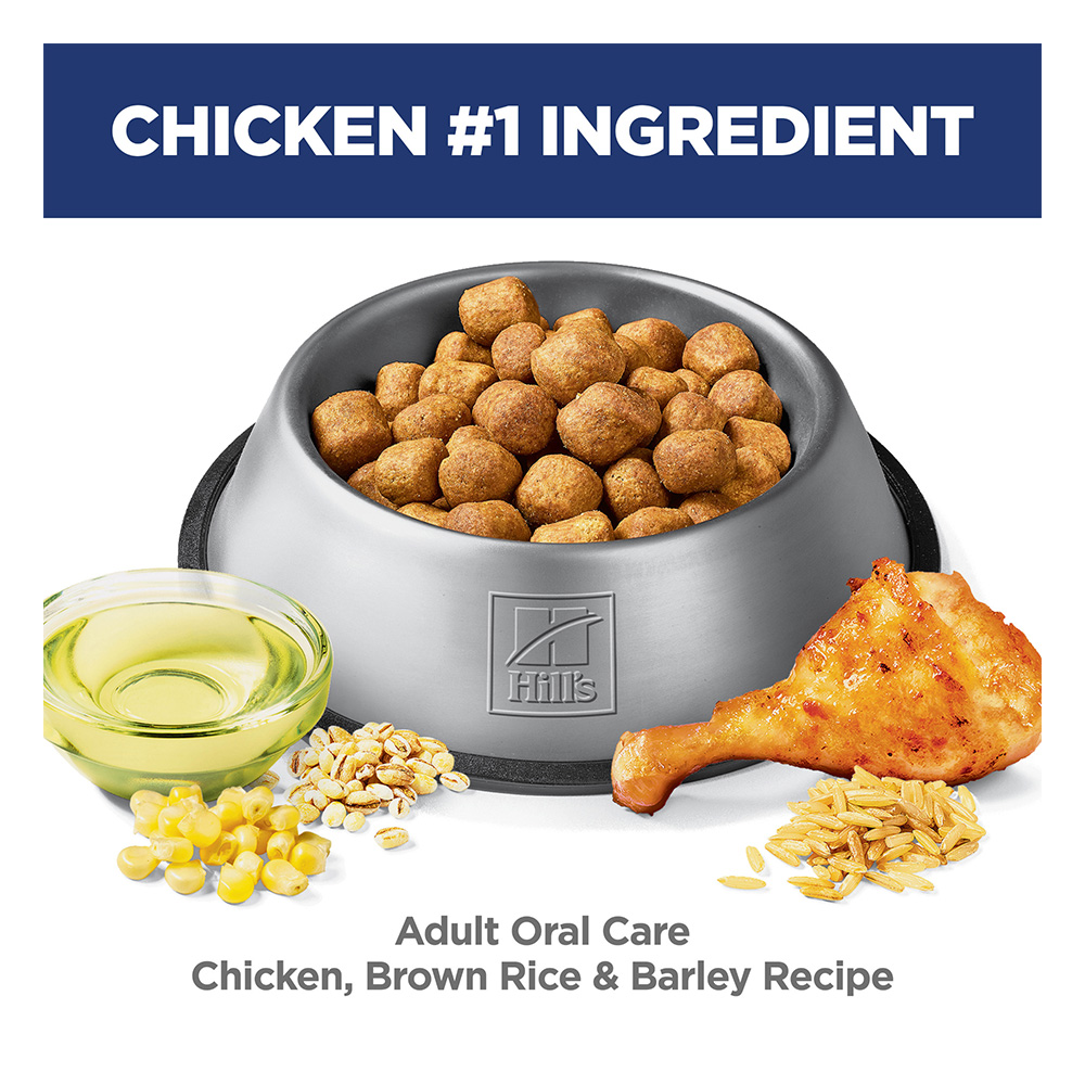 Hill's Science Diet Oral Care Adult Chicken, Rice & Barley Recipe Dry Dog Food