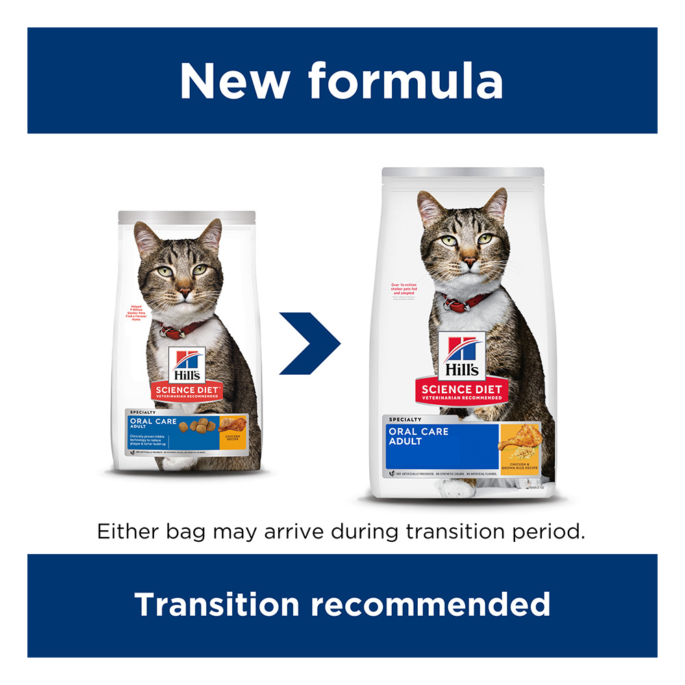 Hill's Science Diet Oral Care Adult Chicken Recipe Dry Cat Food