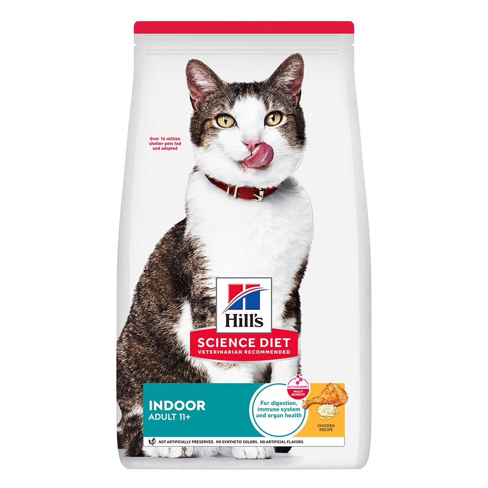 Hill's Science Diet Indoor Adult 11+ Chicken Recipe Dry Cat Food