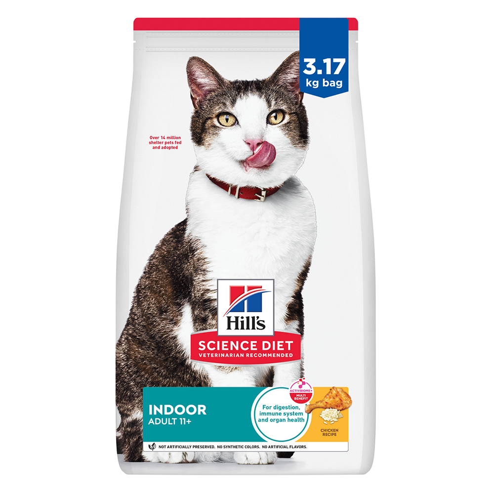 Hill's Science Diet Indoor Adult 11+ Chicken Recipe Dry Cat Food