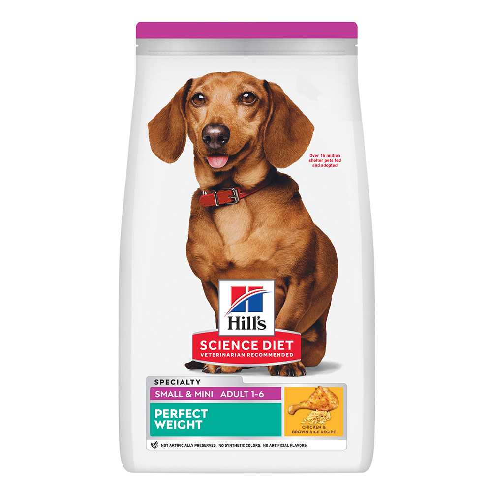 Hill's Science Diet Perfect Weight Small & Mini Adult Chicken Recipe Dry Dog Food