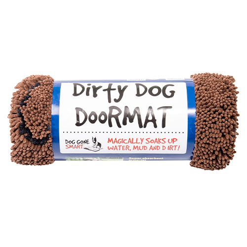 DGS Dirty Dog Doormat Mocha Brown