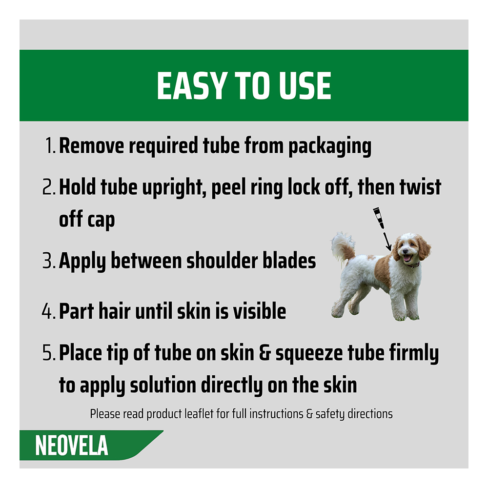 Neovela (Selamectin) Flea And Worming For Puppies and Kittens Upto 2.5 Kg Pink
