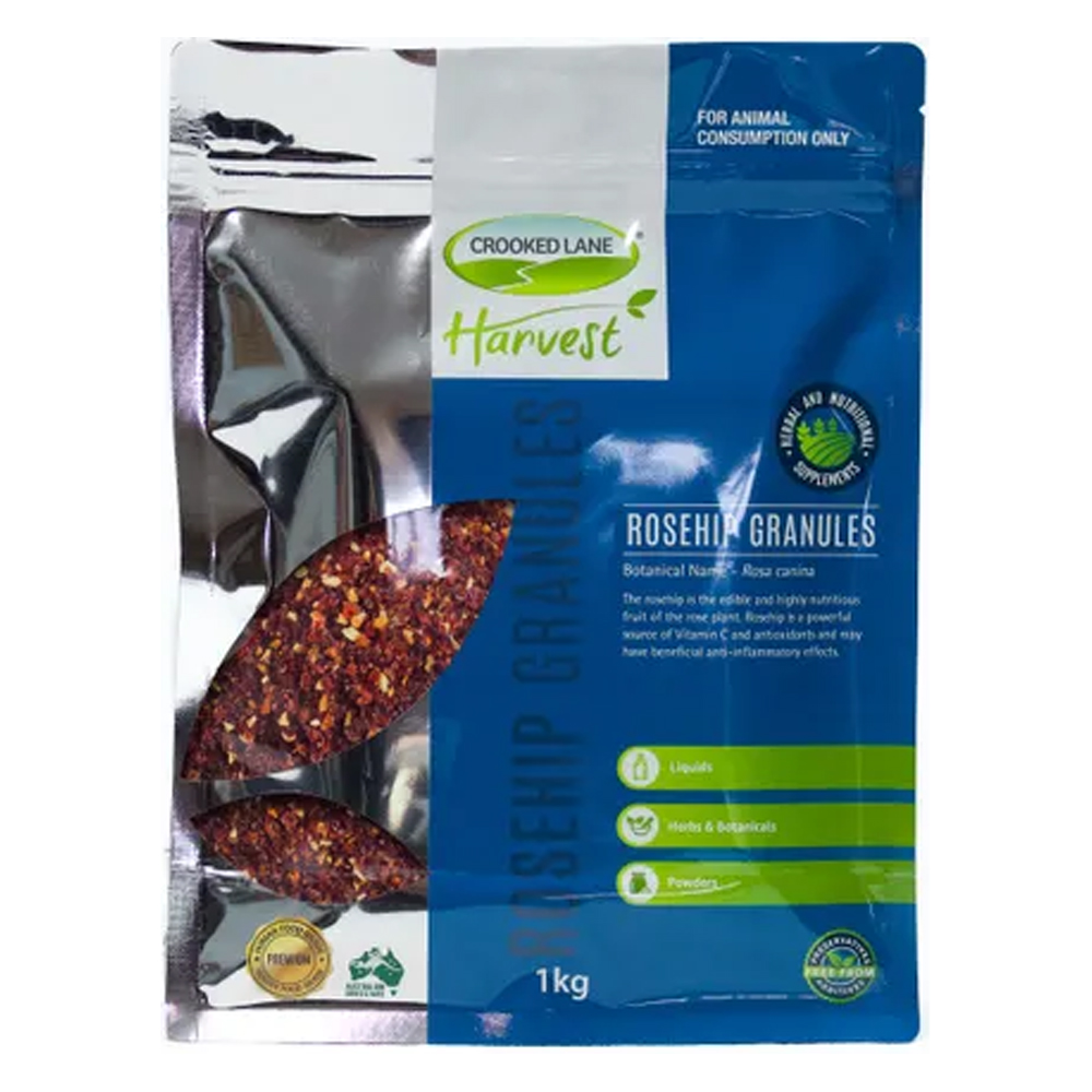 Crooked Lane Harvest Rosehip Granules For Dogs And Horses