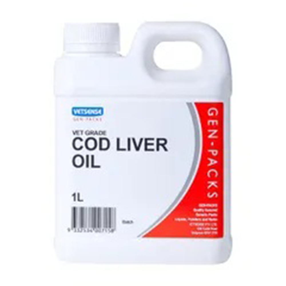Vetsense Gen-Packs Cod Liver Oil for Farm Animals