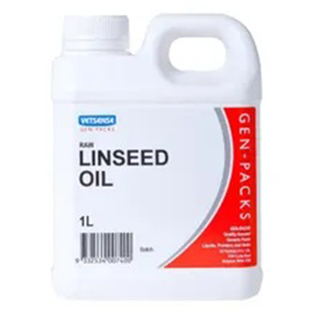 Vetsense Gen-Packs Raw Linseed Oil for Farm Animals