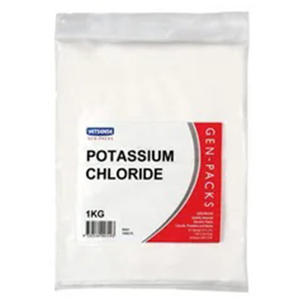 Vetsense Gen-Packs Potassium Chloride for Farm Animals
