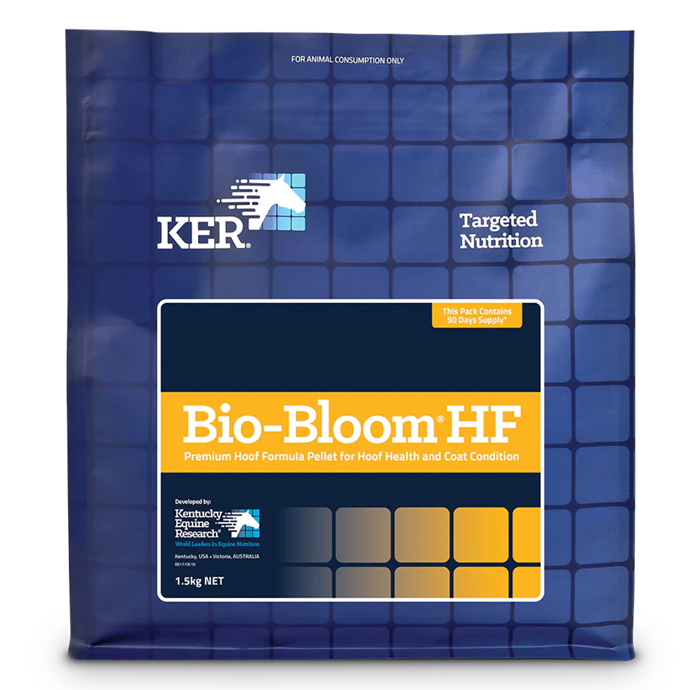 KER Bio-Bloom HF Premium Hoof Formula Pellet for Hoof Health and Coat Condition for Horse for Horse Supplies