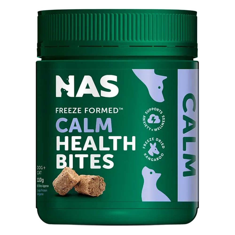 Natural Animal Solutions (NAS) Freeze Formed Calm Health Bites for Dogs and Cats