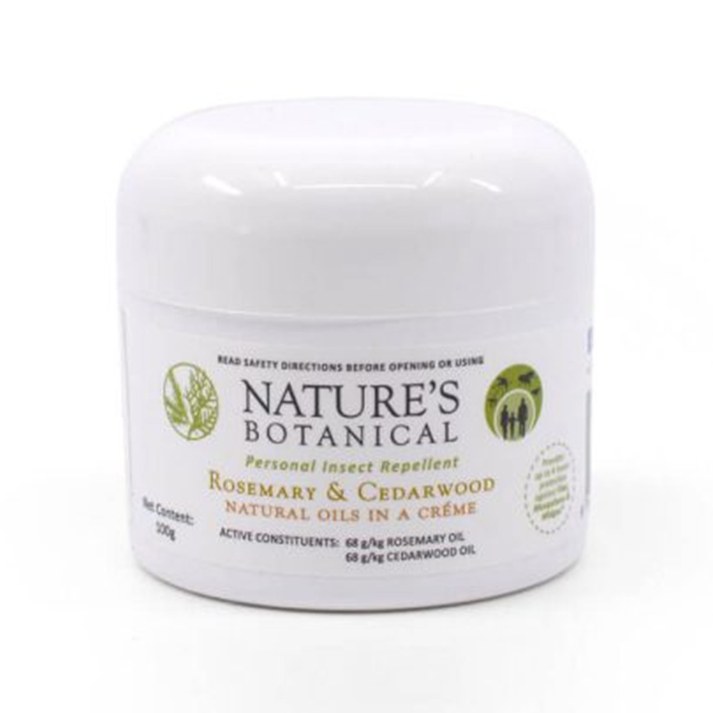 Nature's Botanical Rosemary & Cedarwood Personal Insect Repellent Creme