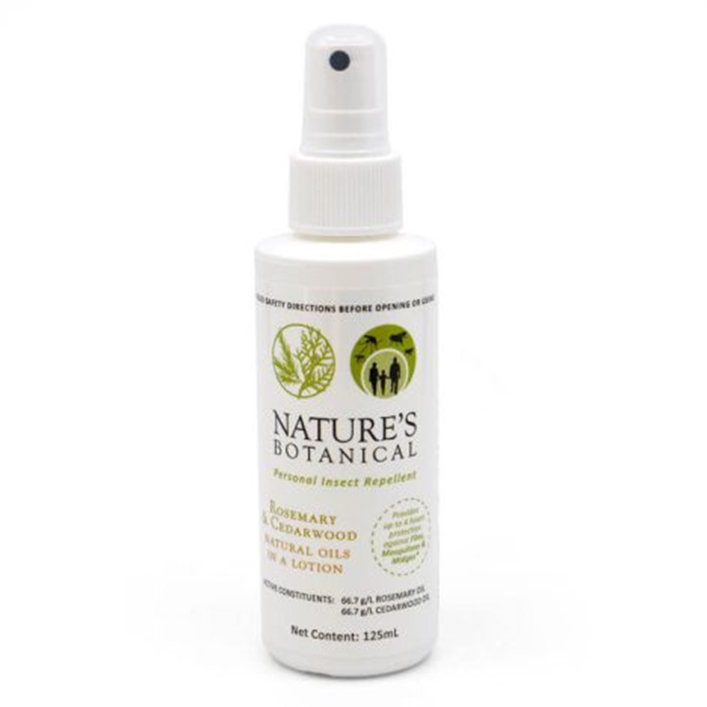 Nature's Botanical Rosemary & Cedarwood Personal Insect Repellent Lotion Spray