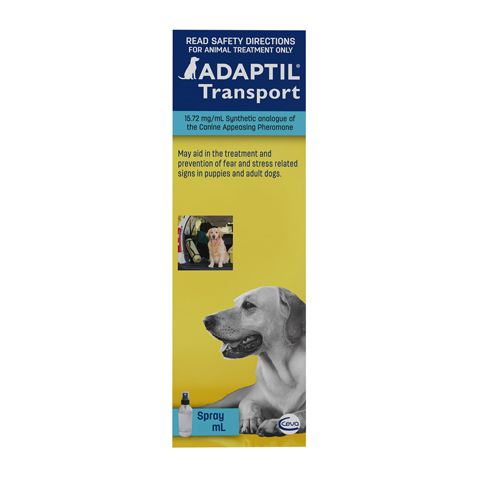 Adaptil Transport Spray for Dog for Dog Supplies