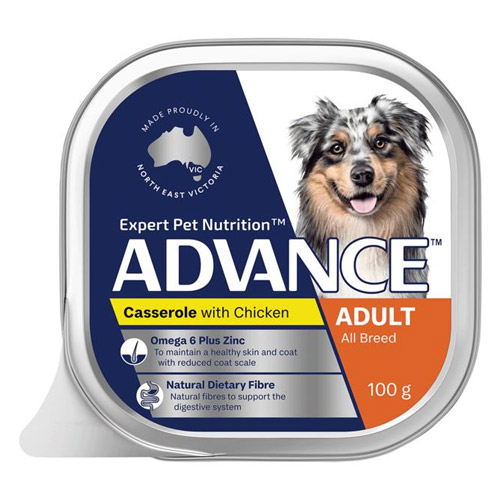 Advance Single Serve Adult Dog Wet Food Casserole with Chicken 100gm