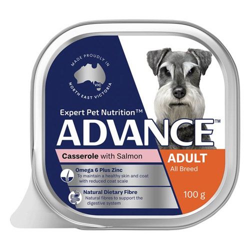 Advance Adult All Breed Casserole with Salmon Wet Dog Food