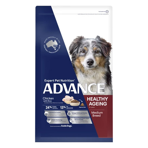 Advance Healthy Ageing Medium Breed Chicken with Rice Dry Dog Food