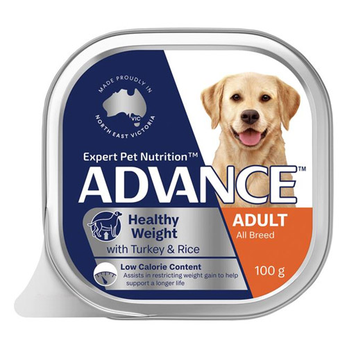 Advance Healthy Weight Adult All Breed with Turkey & Rice Wet Dog Food 100gm