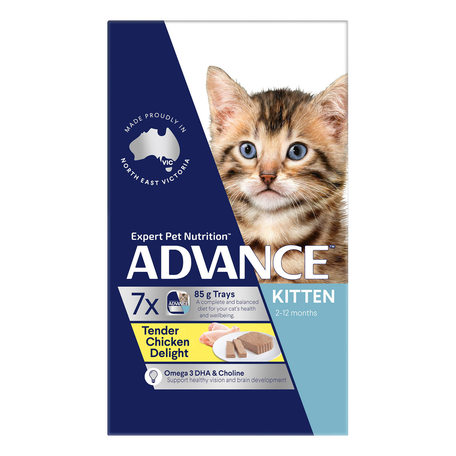 Advance Kitten Tender Chicken Delight Wet Cat Food 85gm